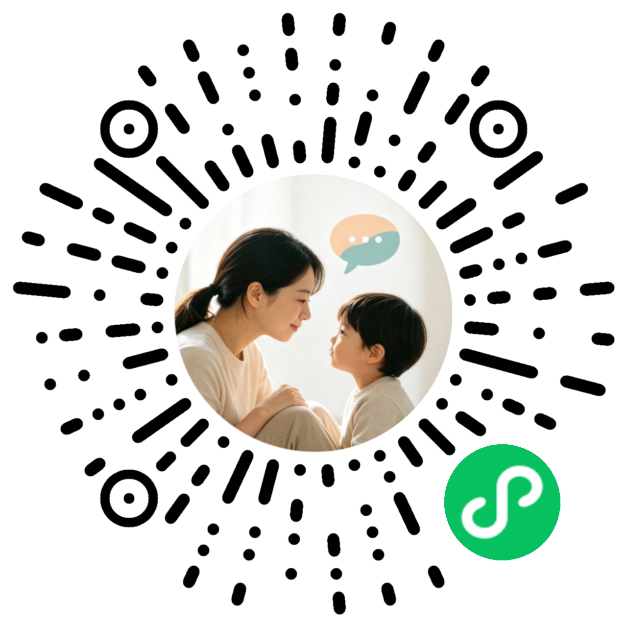 AI 亲子沟通帮手小程序码